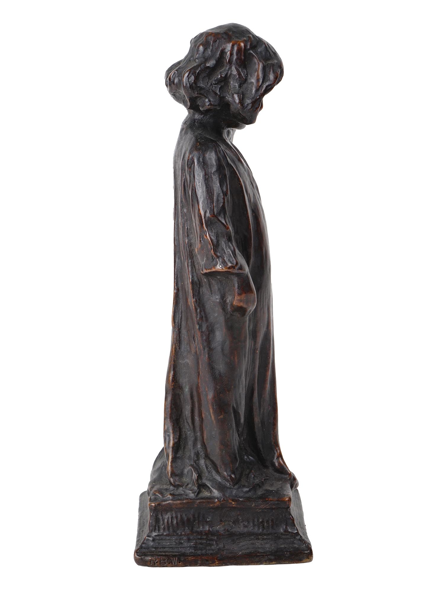 AMERICAN BRONZE FIGURE OF GIRL BY BESSIE VONNOH PIC-2